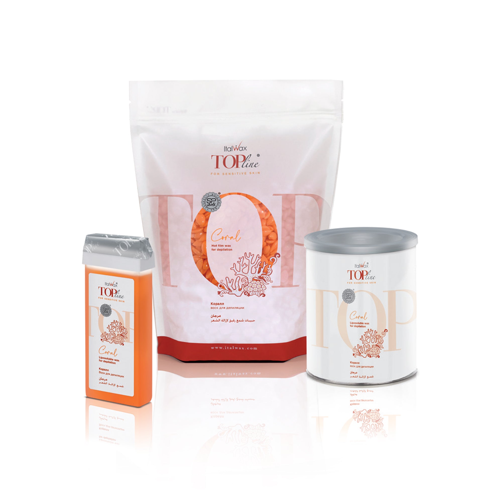 ItalWax TOPline Горячий пленочный воск в гранулах - CORAL 750 г