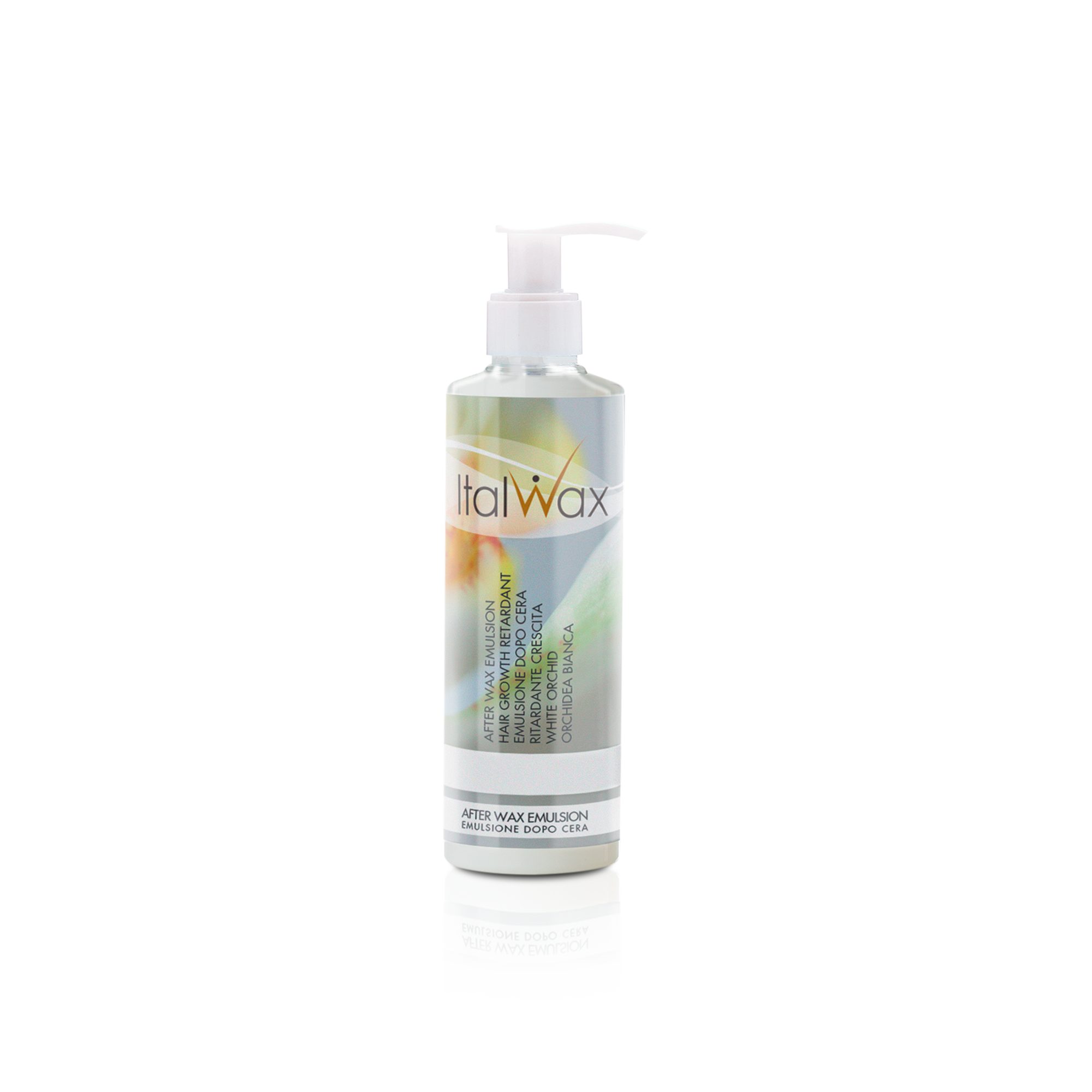 ItalWax AFTER WAX EMULTION Pärast depilatsiooniprotseduuri emulsioon valge orhideega 250 ml