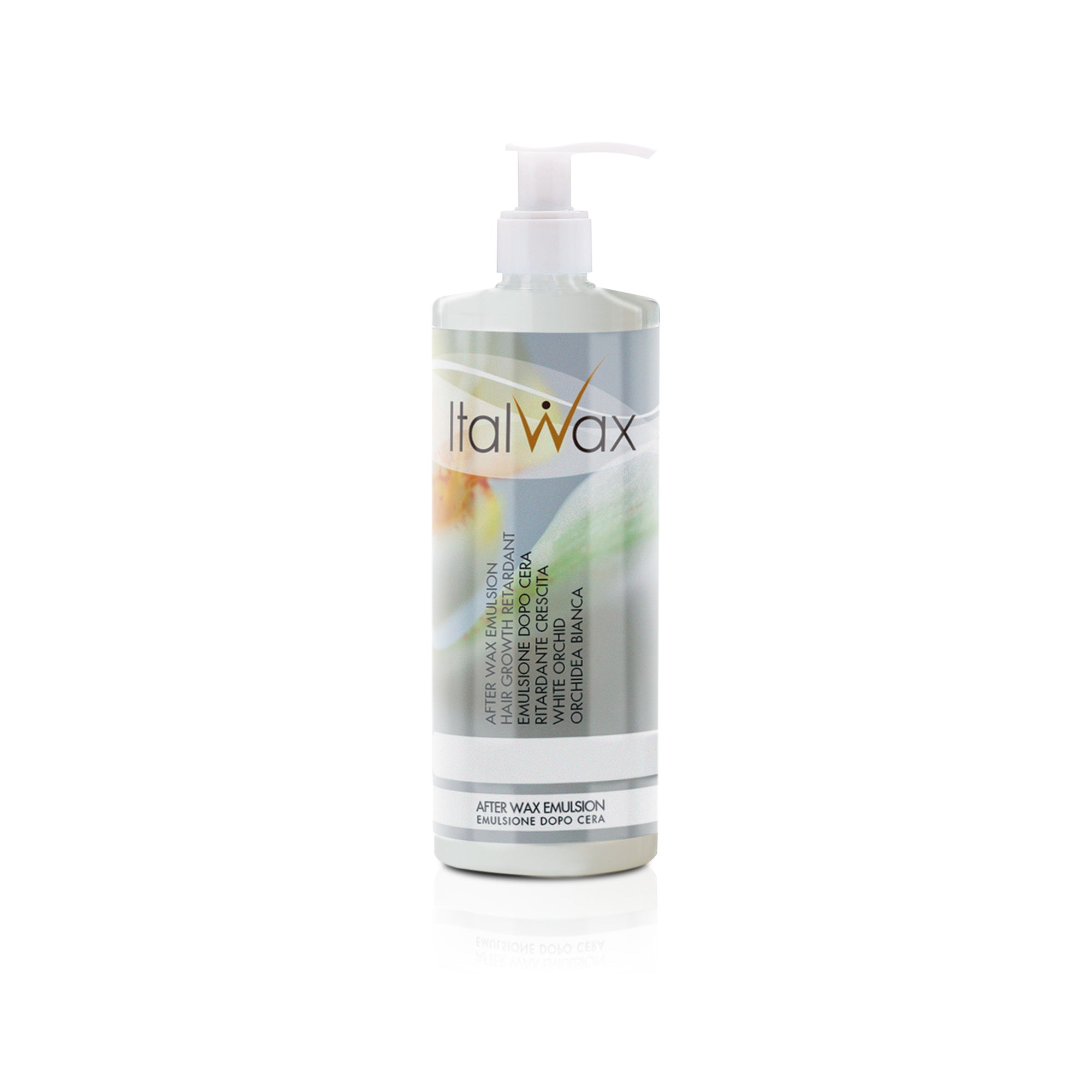 ItalWax AFTER WAX EMULSIOON Pärast depilatsiooni emulsioon valge orhideega 500 ml