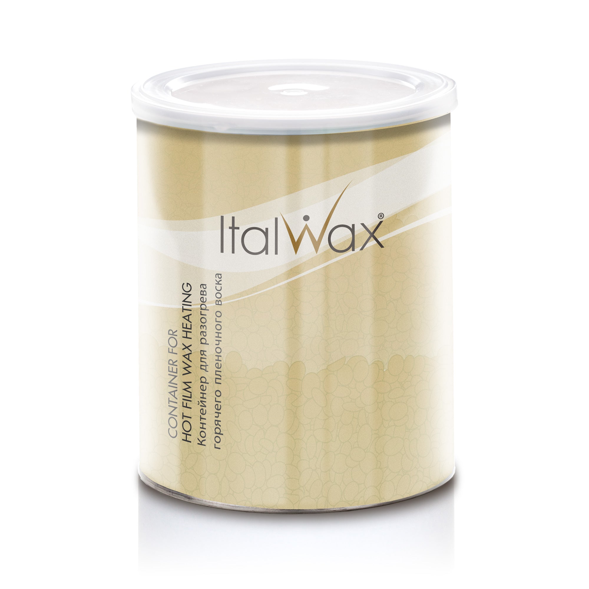 ItalWax Tühi metallpurk vaha soojendamiseks 800 ml plastikust kaanega