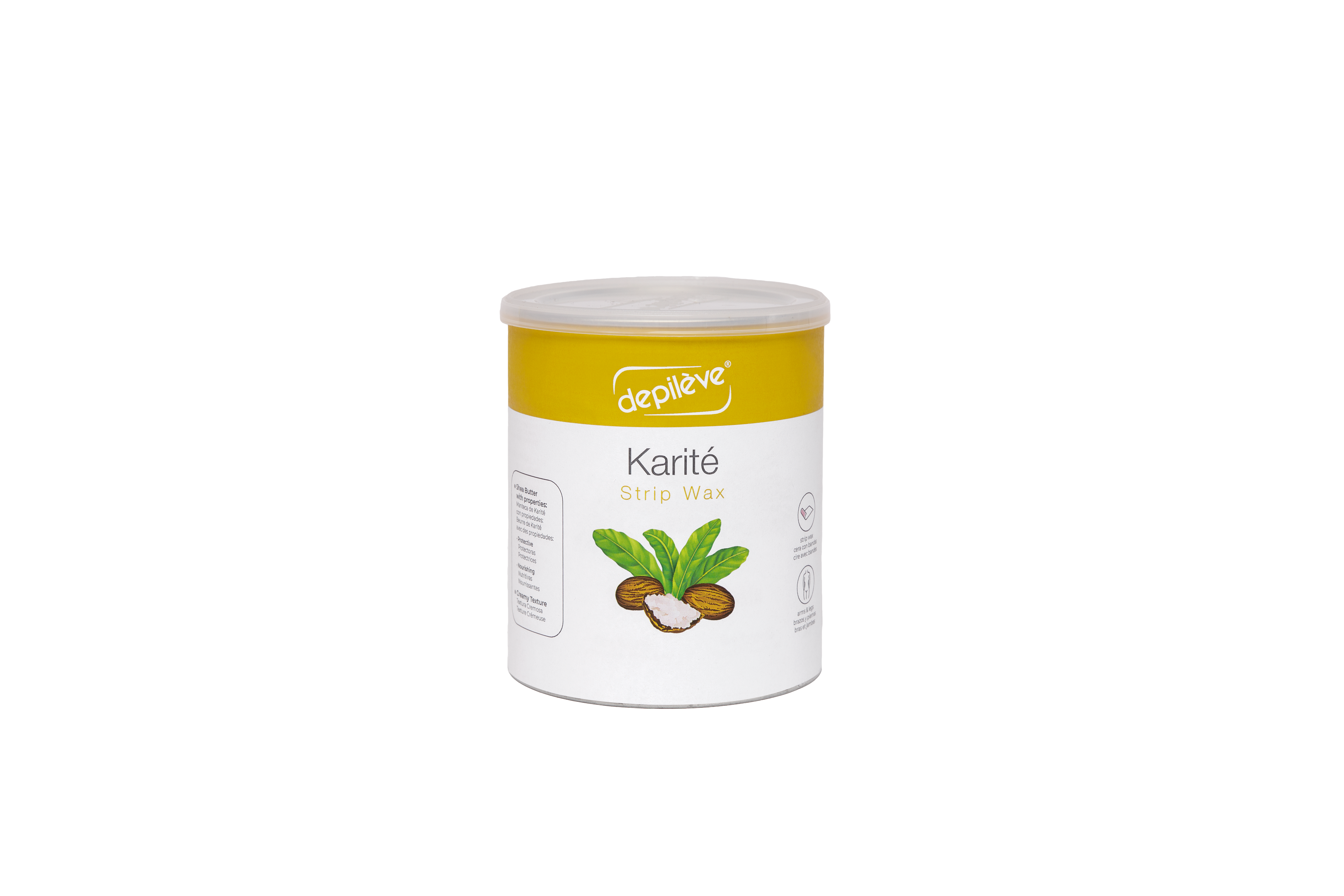 Depileve KARITE (SHEA BUTTER) Strip wax in a can 800 ml