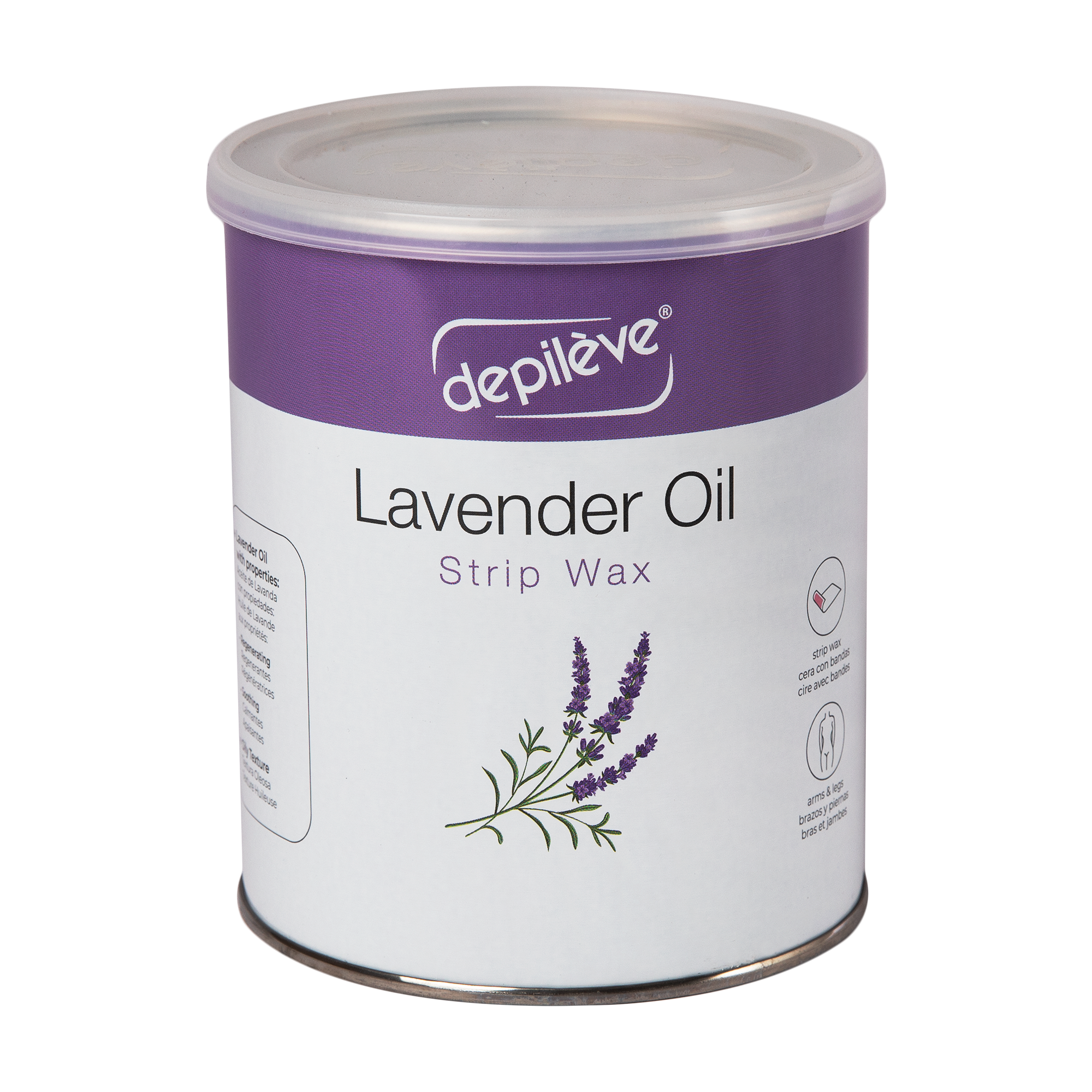 Depileve LAVENDER Strip wax in a can 800 ml