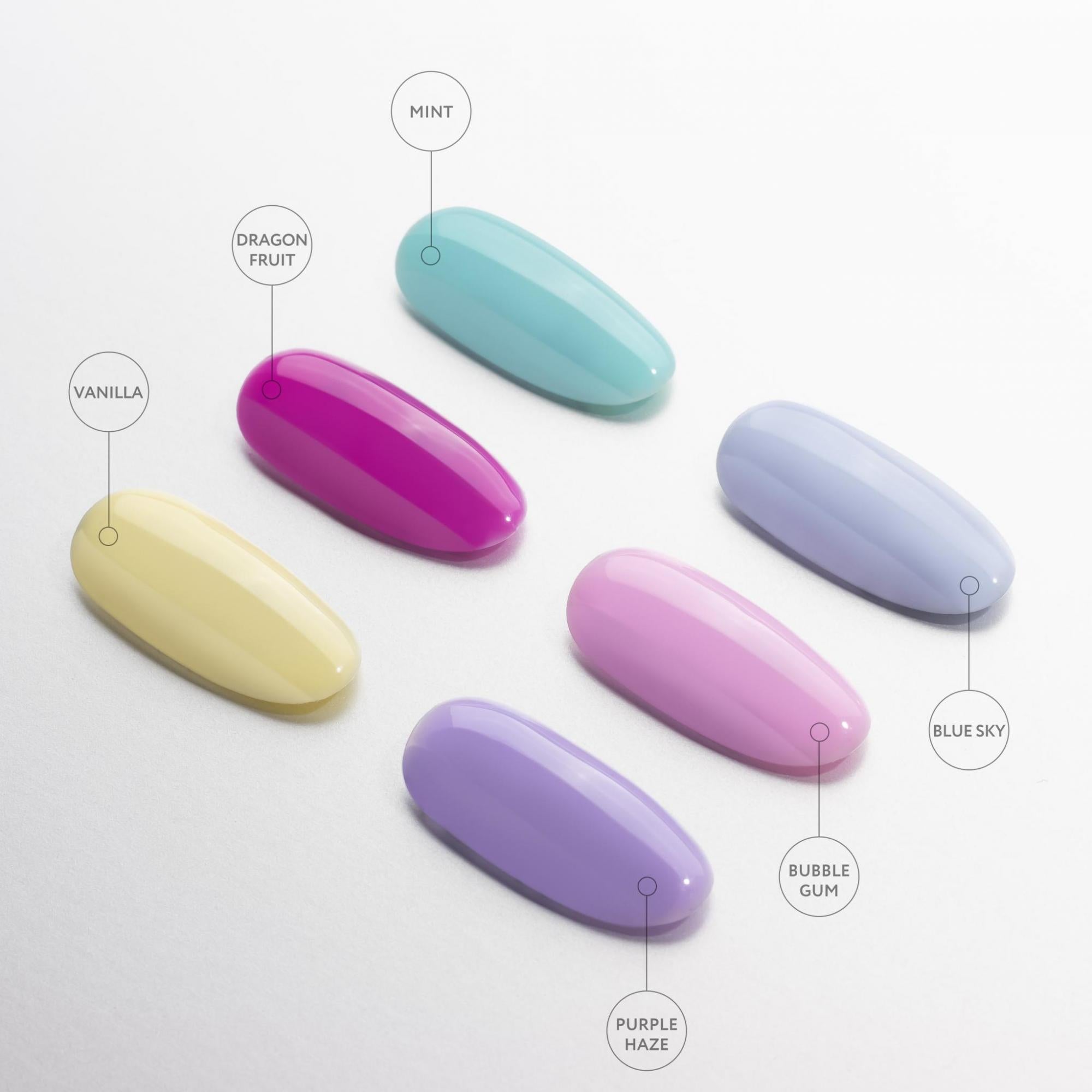 KODI Color Rubber Base Gel, Bubble Gum 7 ml