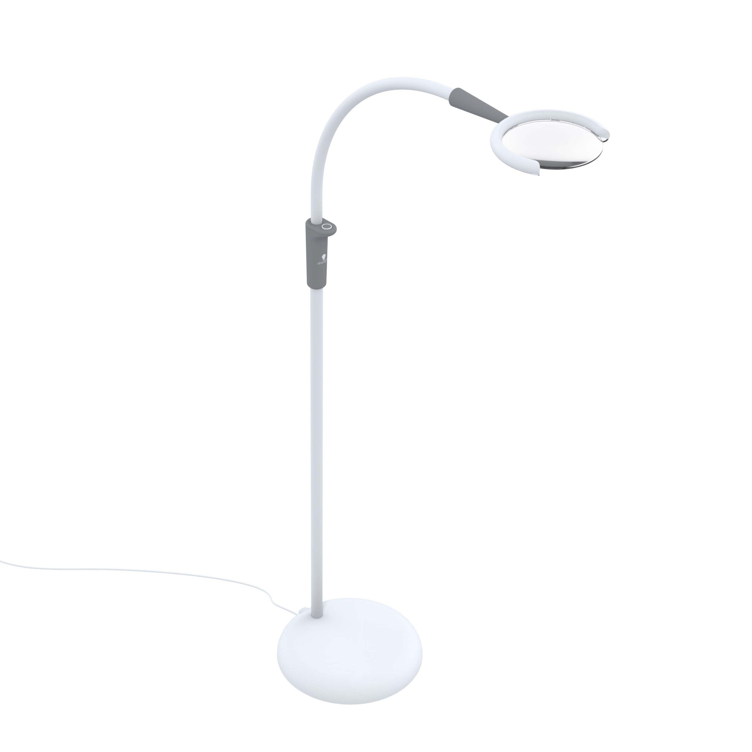Daylight LED table and floor lamp - with magnifier [Magnificent Pro]