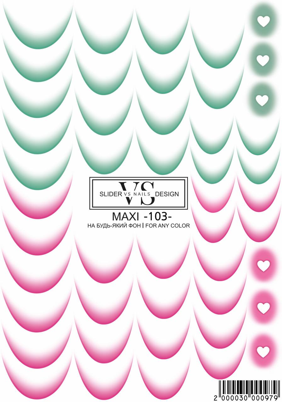 VS NAILS Slidrid Maxi Nr.103