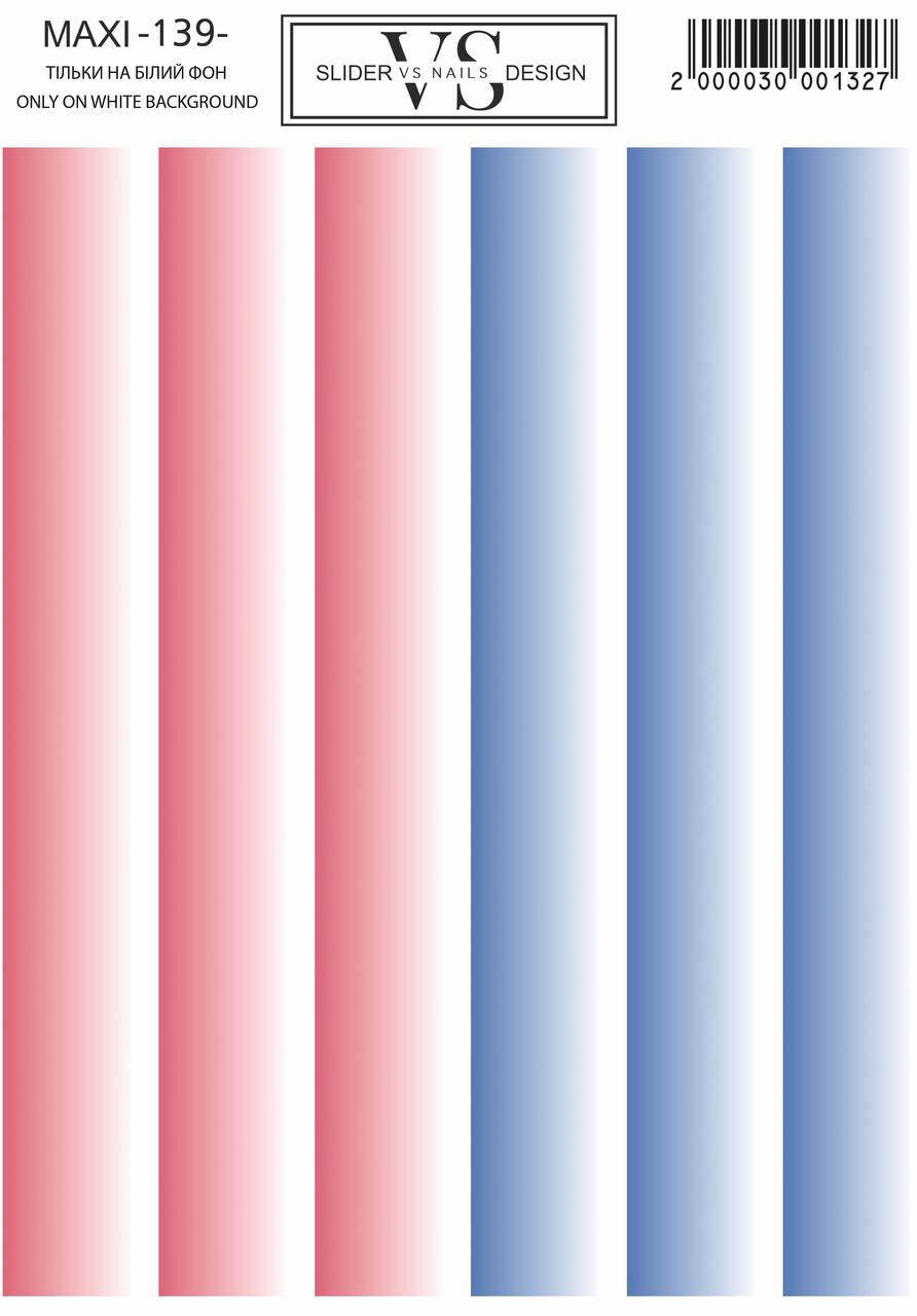 VS NAILS Liblikad Maxi Nr.139