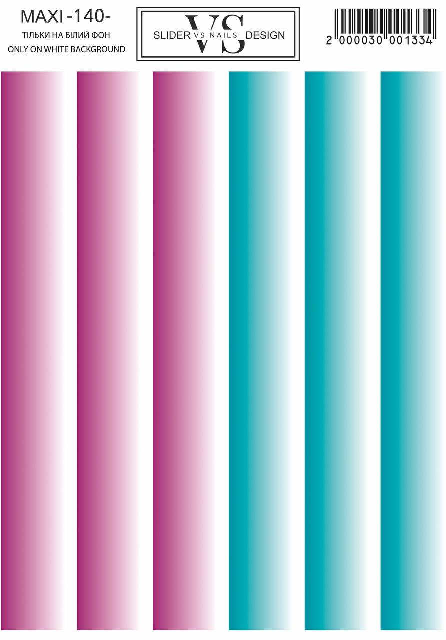 VS NAILS Liblikad Maxi Nr.140