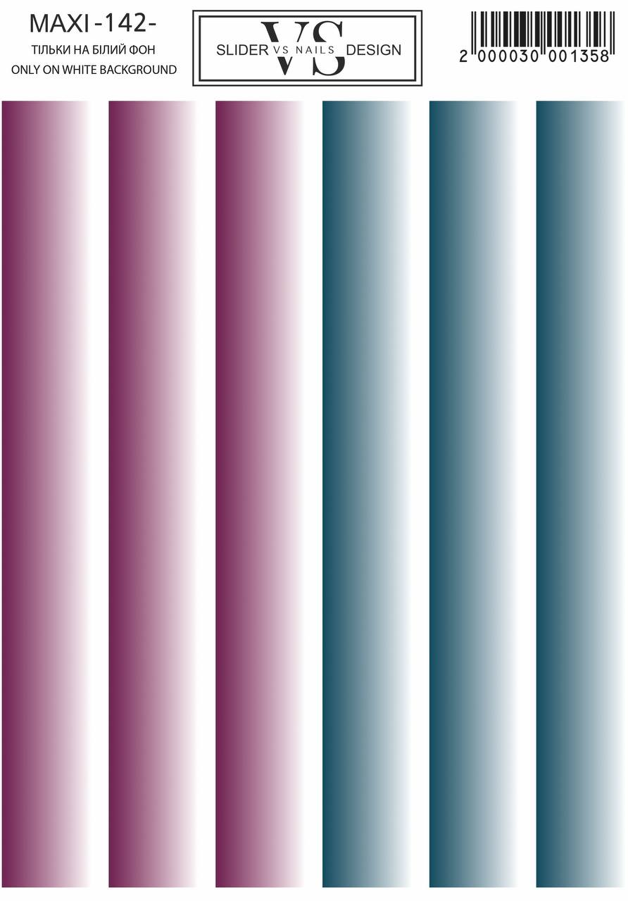 VS NAILS Liblikad Maxi Nr.142