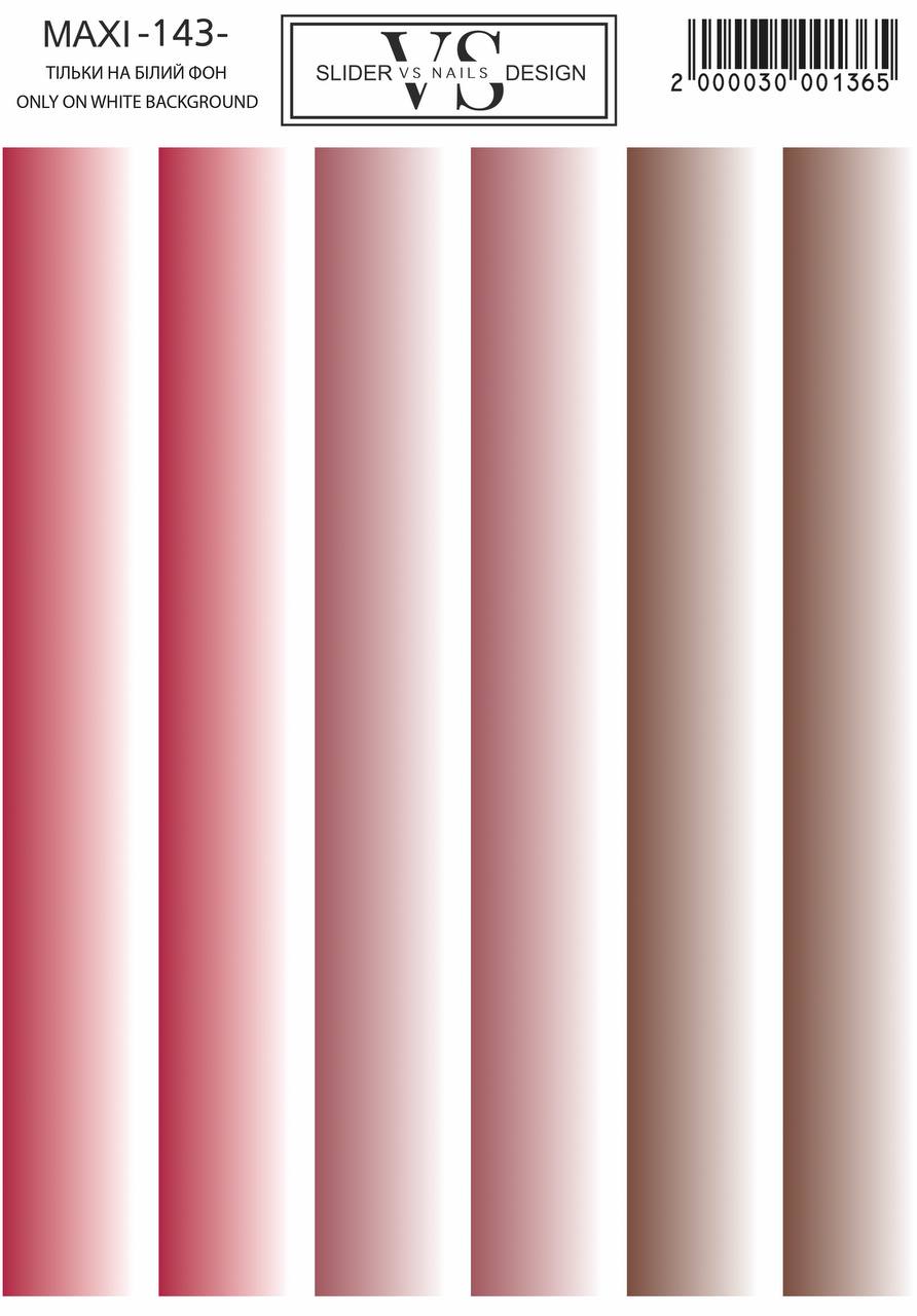 VS NAILS Liblikad Maxi Nr.143