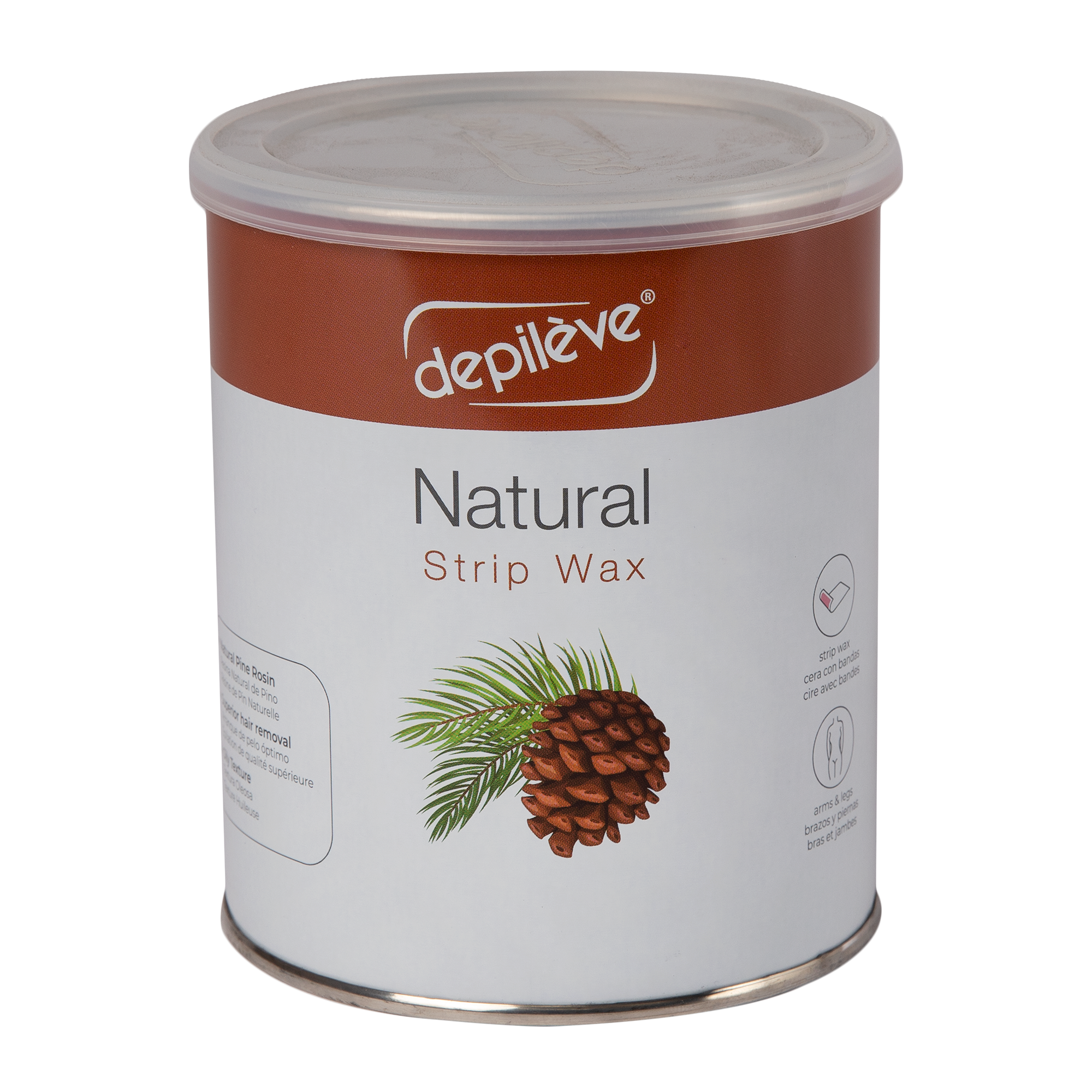 Depileve NATURAL Strip wax in a can 800 ml