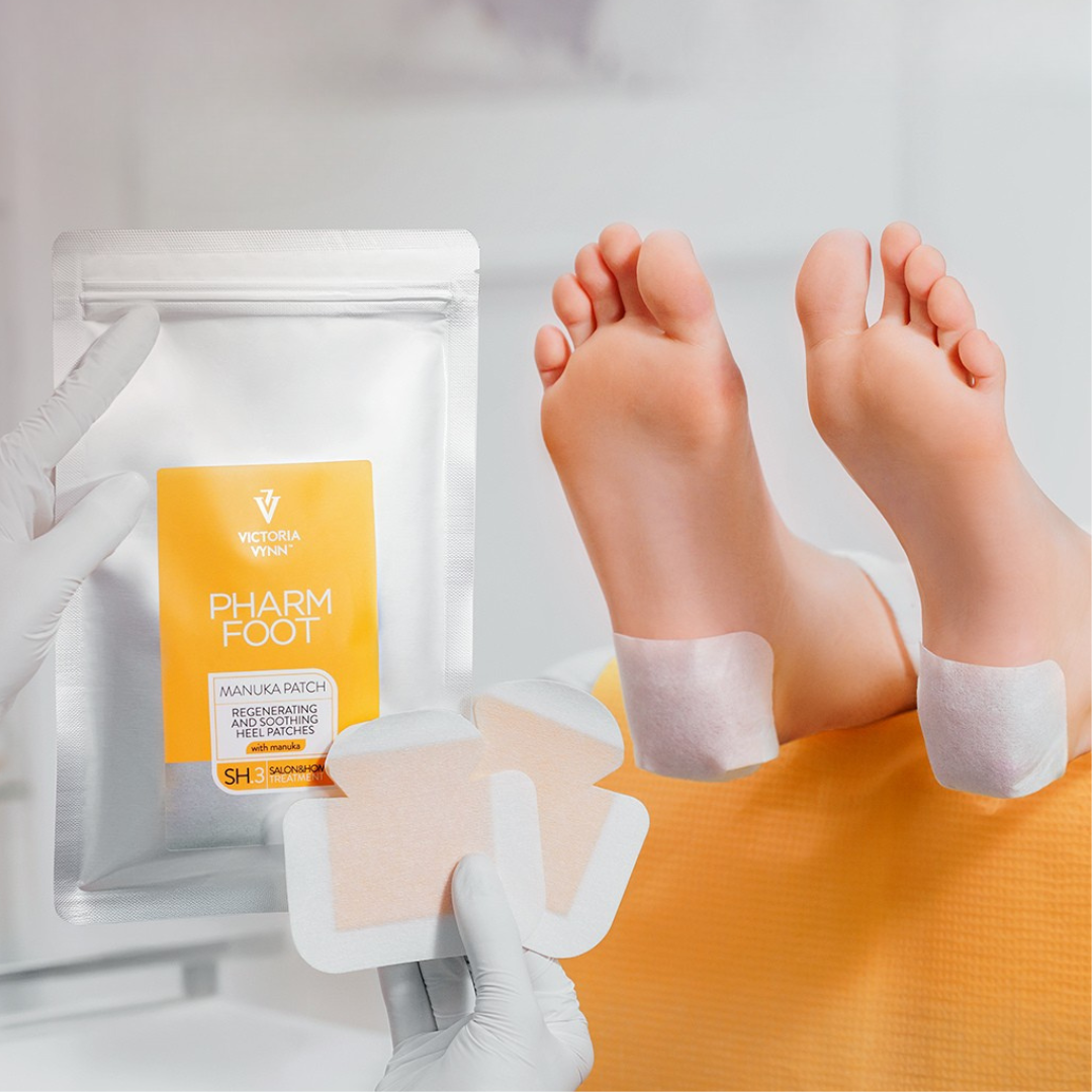 PHARM FOOT Taastavad ja rahustavad kandeplaastrid manukamettaga, MANUKA PATCH, 20 tk