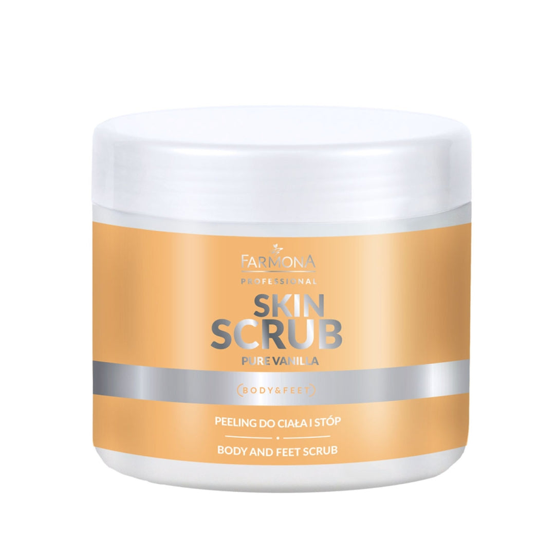 Farmona SKIN SCRUB PURE VANILLA kehakoorija ja jalakoorija vaniljeekstraktiga 500g