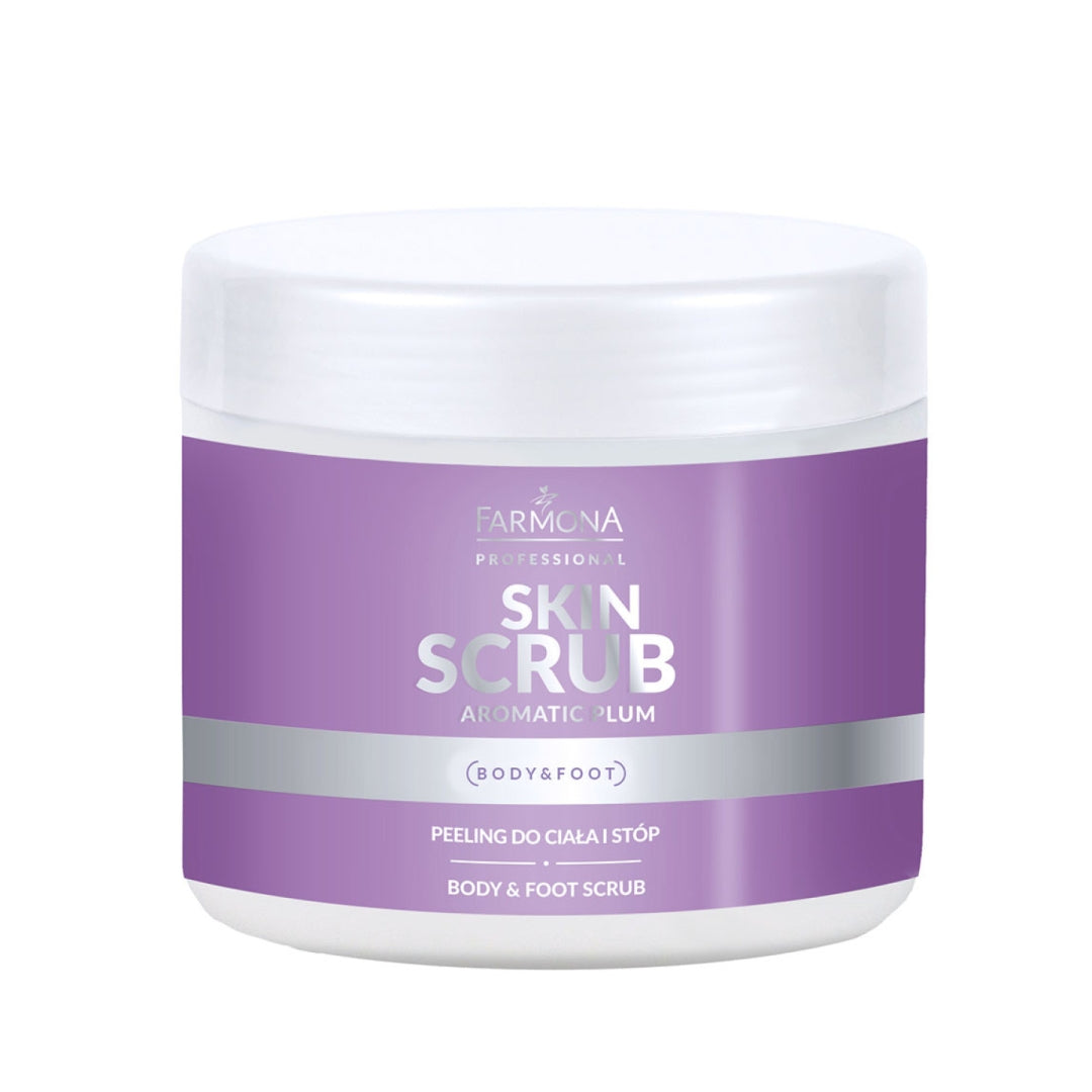 Farmona SKIN SCRUB AROMATIC PLUM kehakoorija ja jalakoorija ploomiekstraktiga 500g