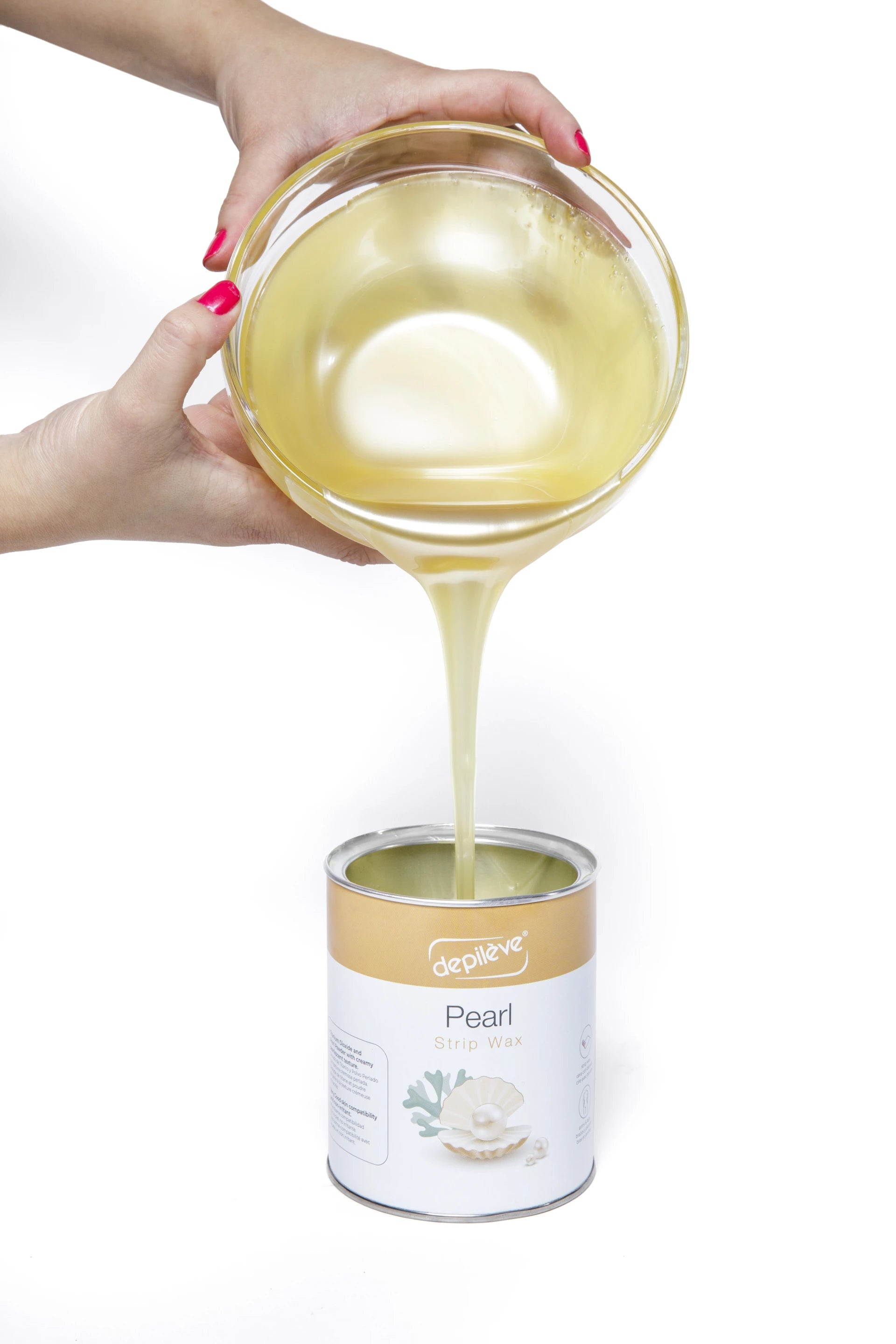 Depileve PEARL Strip Wax in a 400 ml Jar