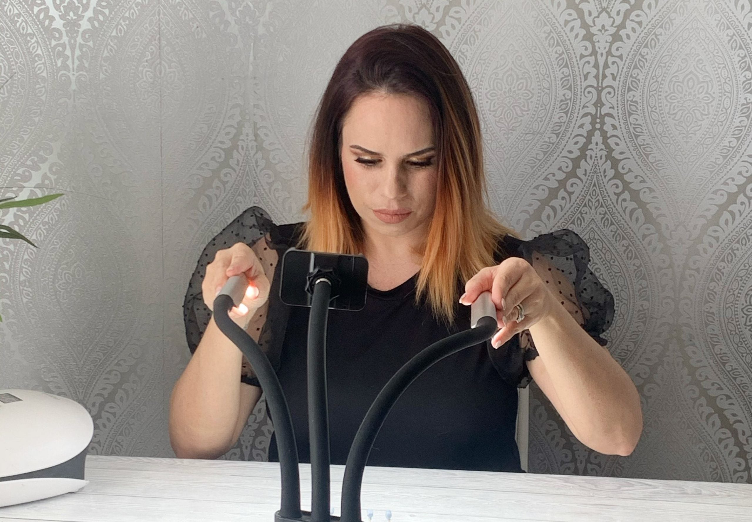 Светодиодный светильник дневного света - 2-панельный напольный светильник для профессионалов [Gemini Floor]