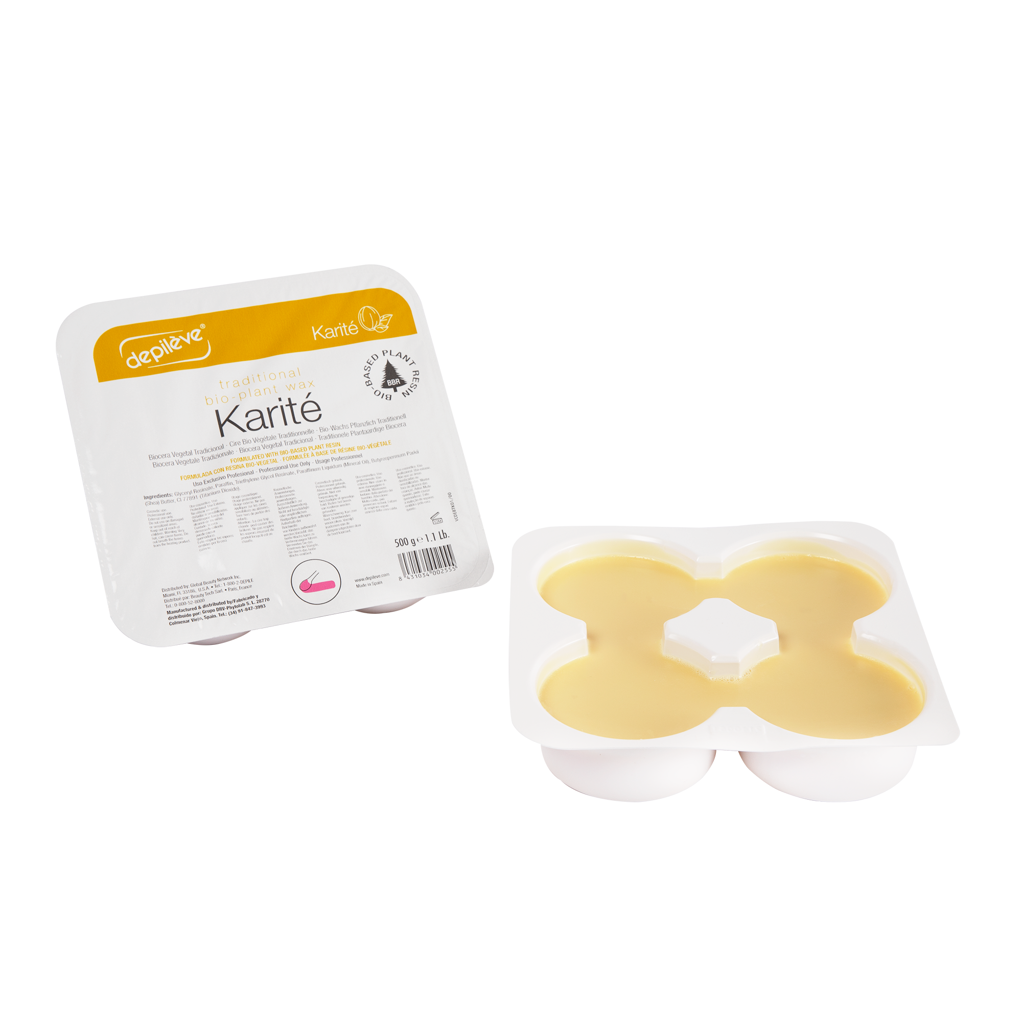 Depileve BIOVAX KARITE (KARITEVÕI) purgis 2x500 ml