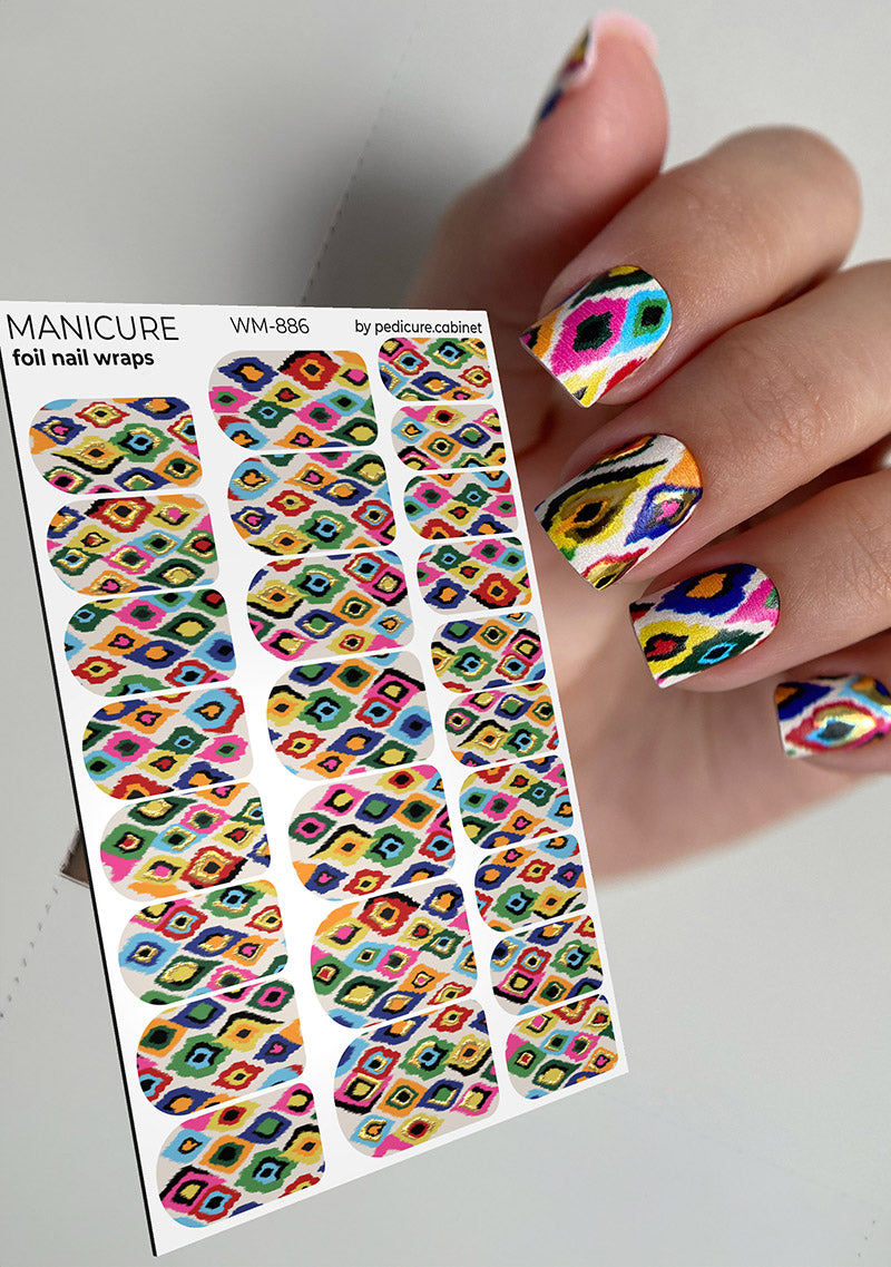 Pediküürikabiini maniküürifilm kuldfooliumiga [WM-886]