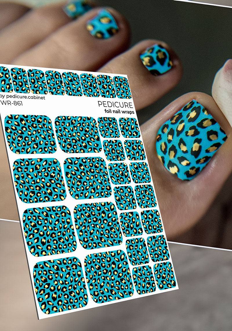 Pediküürikapi pediküürifilm kuldse fooliumiga [WR-861]