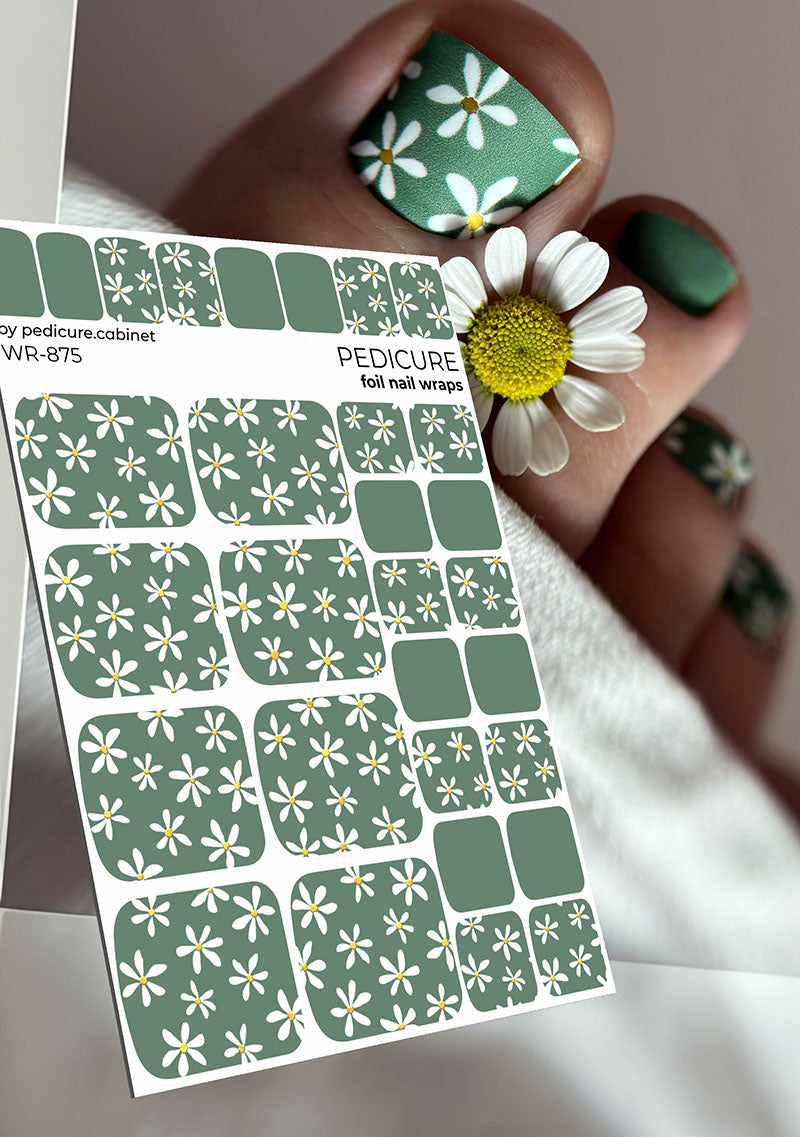 Pediküürikapi kile kuldfooliumiga [WR-875]