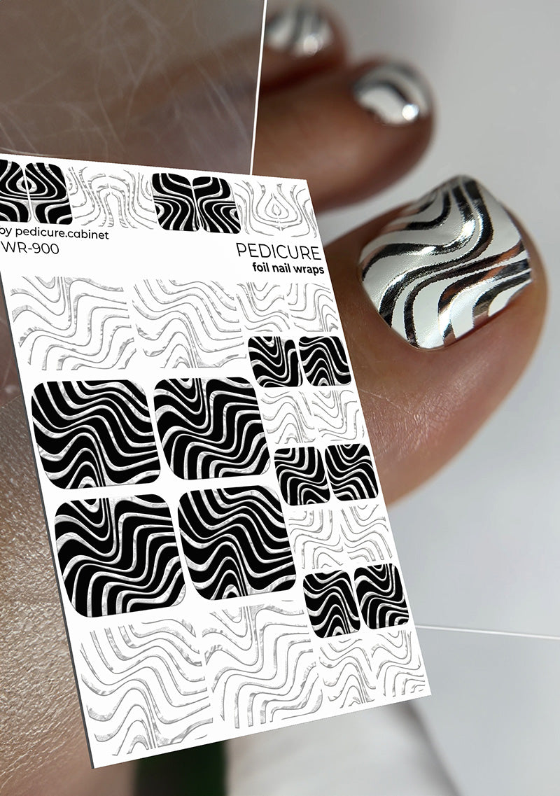 ARS Nails pedikīra plēve ar sudraba foliju [WR-900]