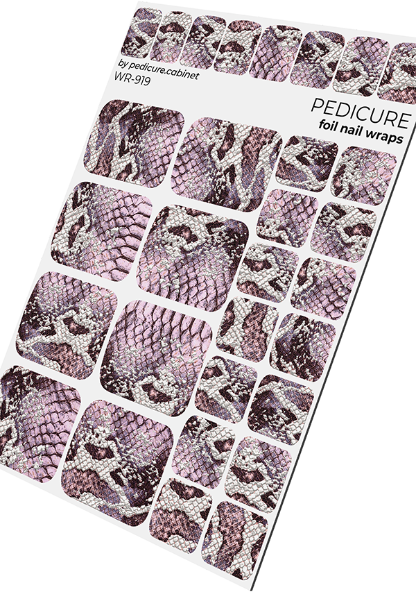 Pedicure cabinet pedikīra plēve ar sudraba foliju [WR-919]