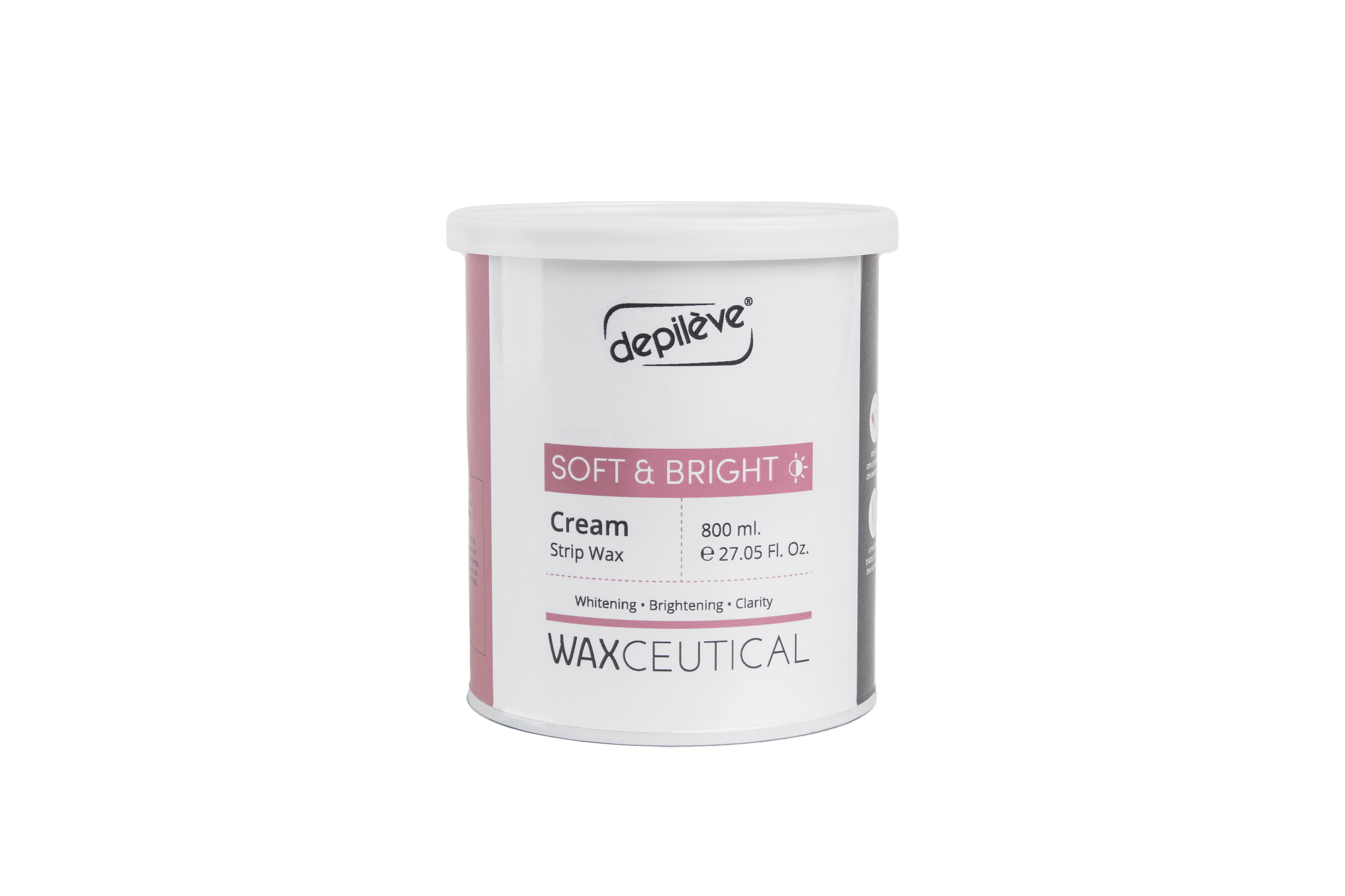 Depileve Waxceutical Soft & Bright Creamy Film Wax in a Can 800 ml