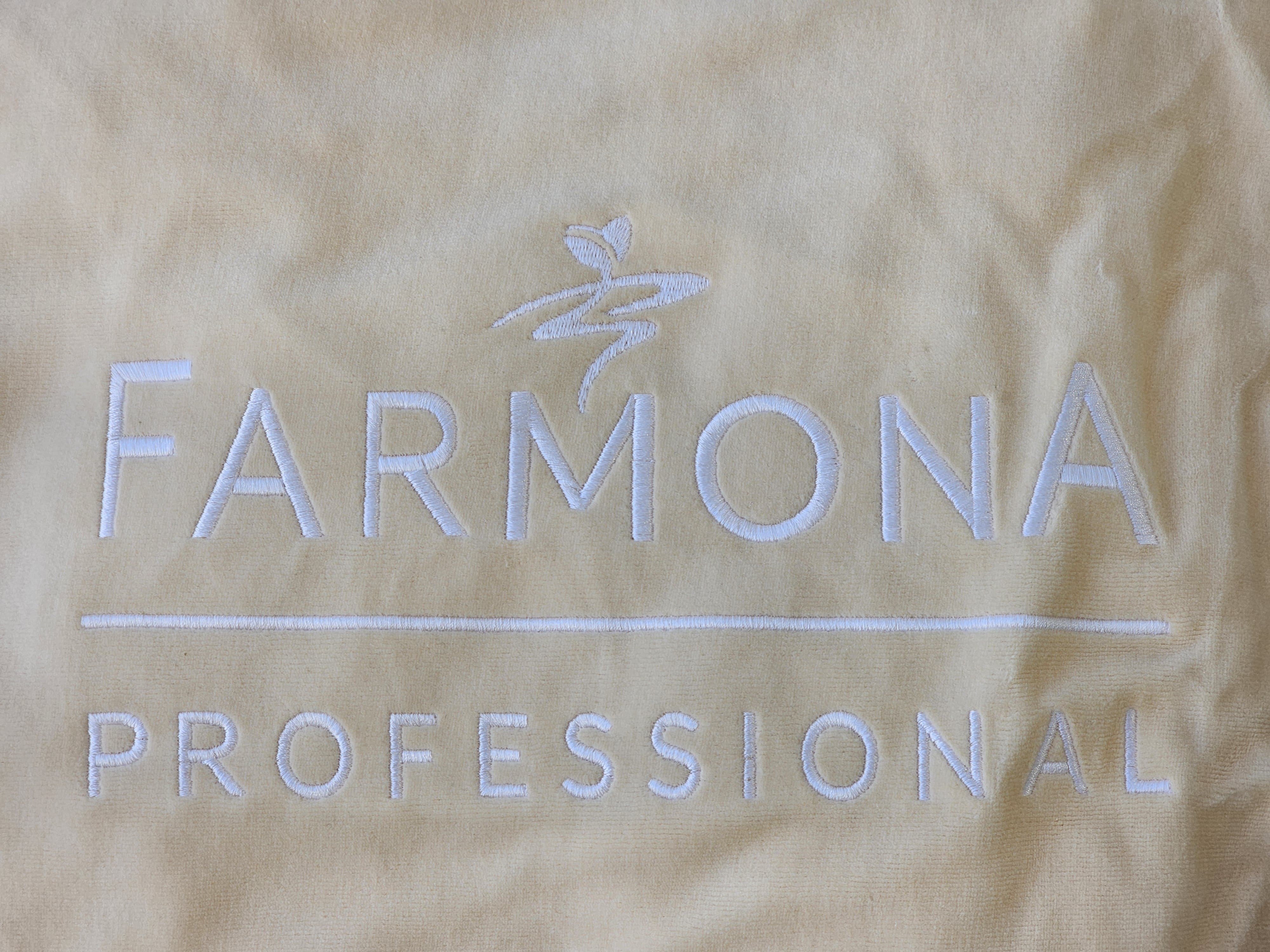 Farmona kate kušetile kummiga, kreemjas