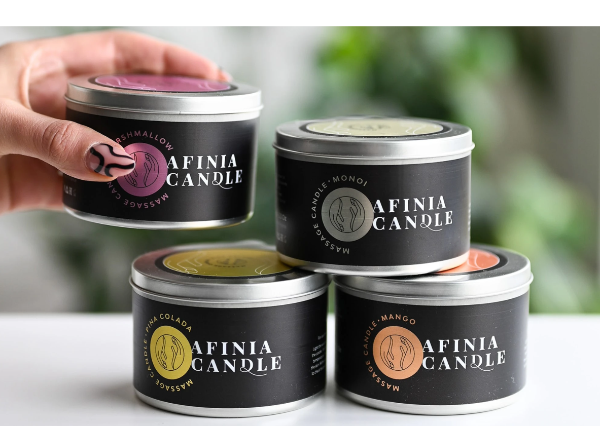 Afinia Aromatic Massage Candle Grasse Jasmin 150 g