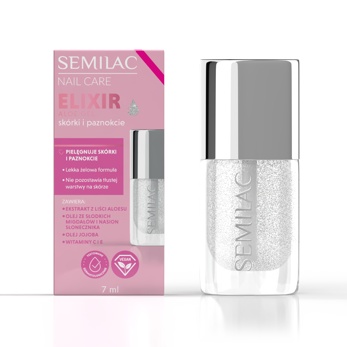 Semilac küünte ja küünenaha geeliekstrakt aaloe Aloe Gel 7 ml