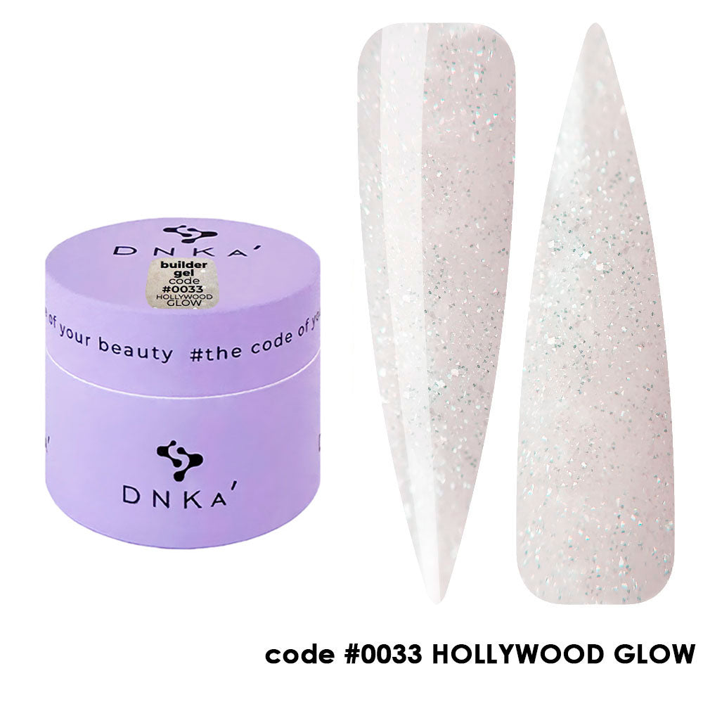 0033 DNKa' ehitusgeel Hollywood Glow kollektsioon - 30ml