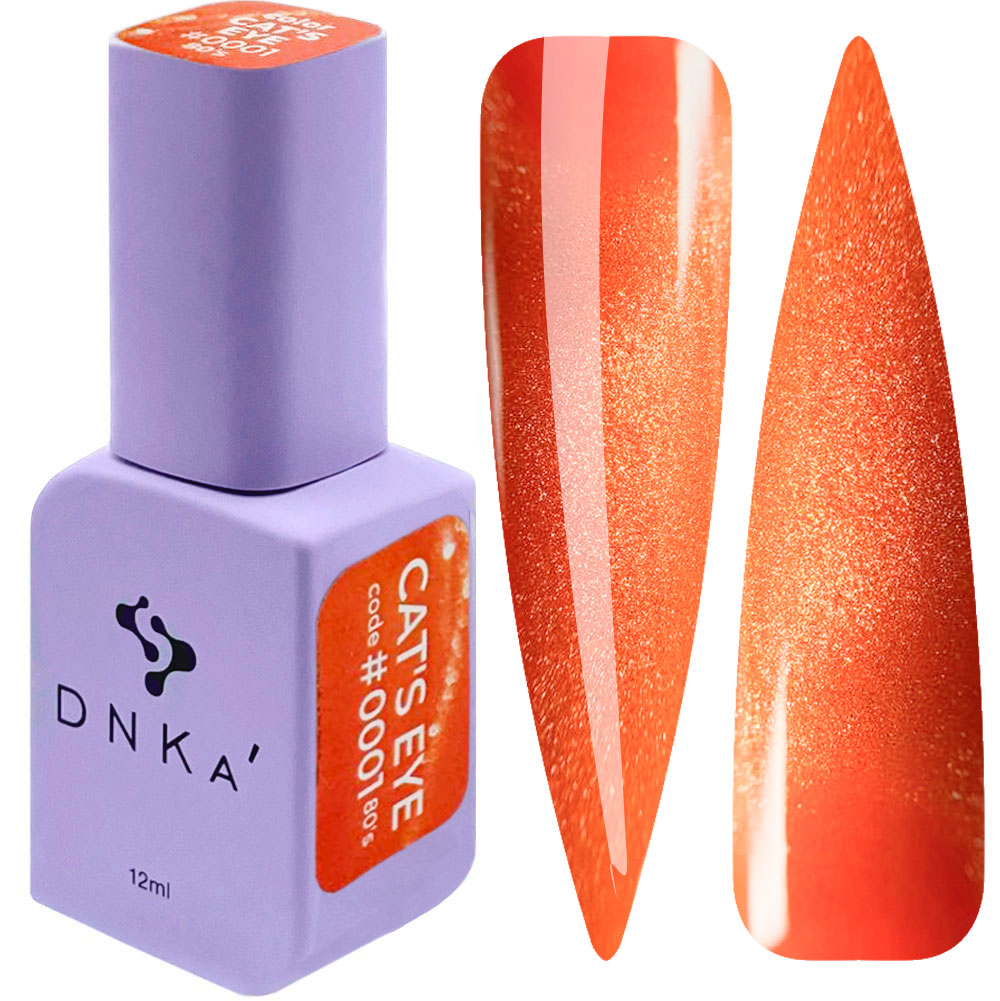 0001 Color Gel Polish DNKa' 80's Cat Eye Collection