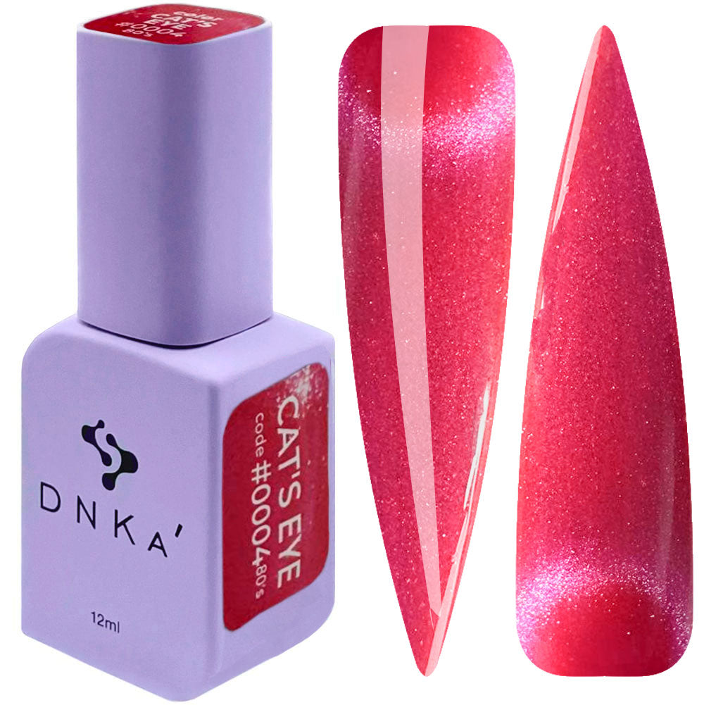 0004 Color Gel Polish DNKa' 80's Cat Eye Collection