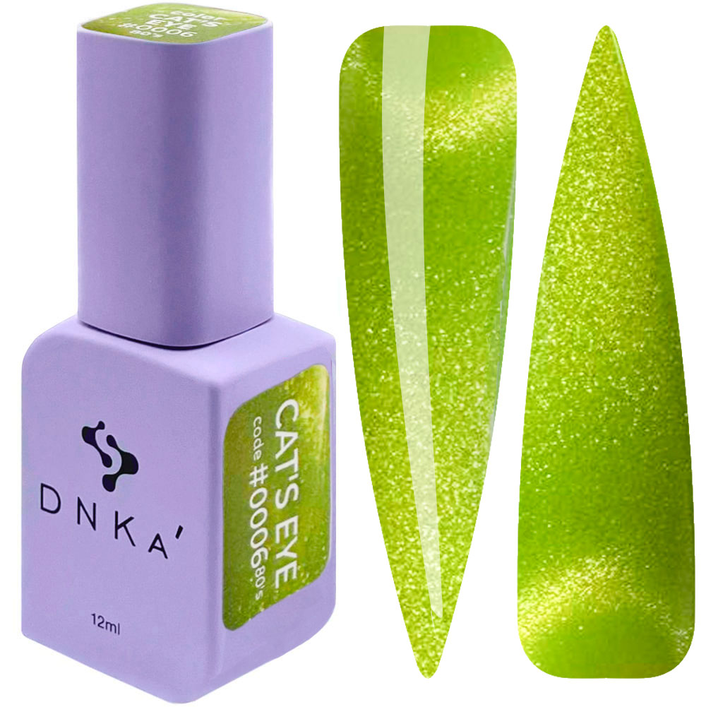 0006 Color Gel Polish DNKa' 80's Cat Eye Collection