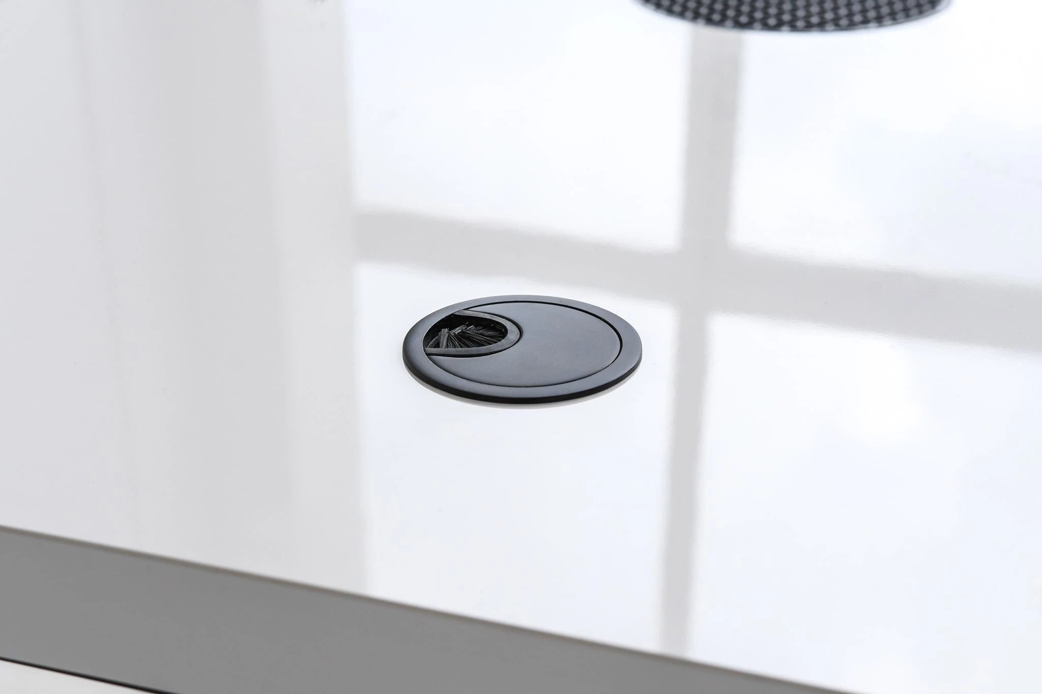 Afinia Maniküürilaud Art Deco W Must sisseehitatud tolmuimejaga NDC 2000