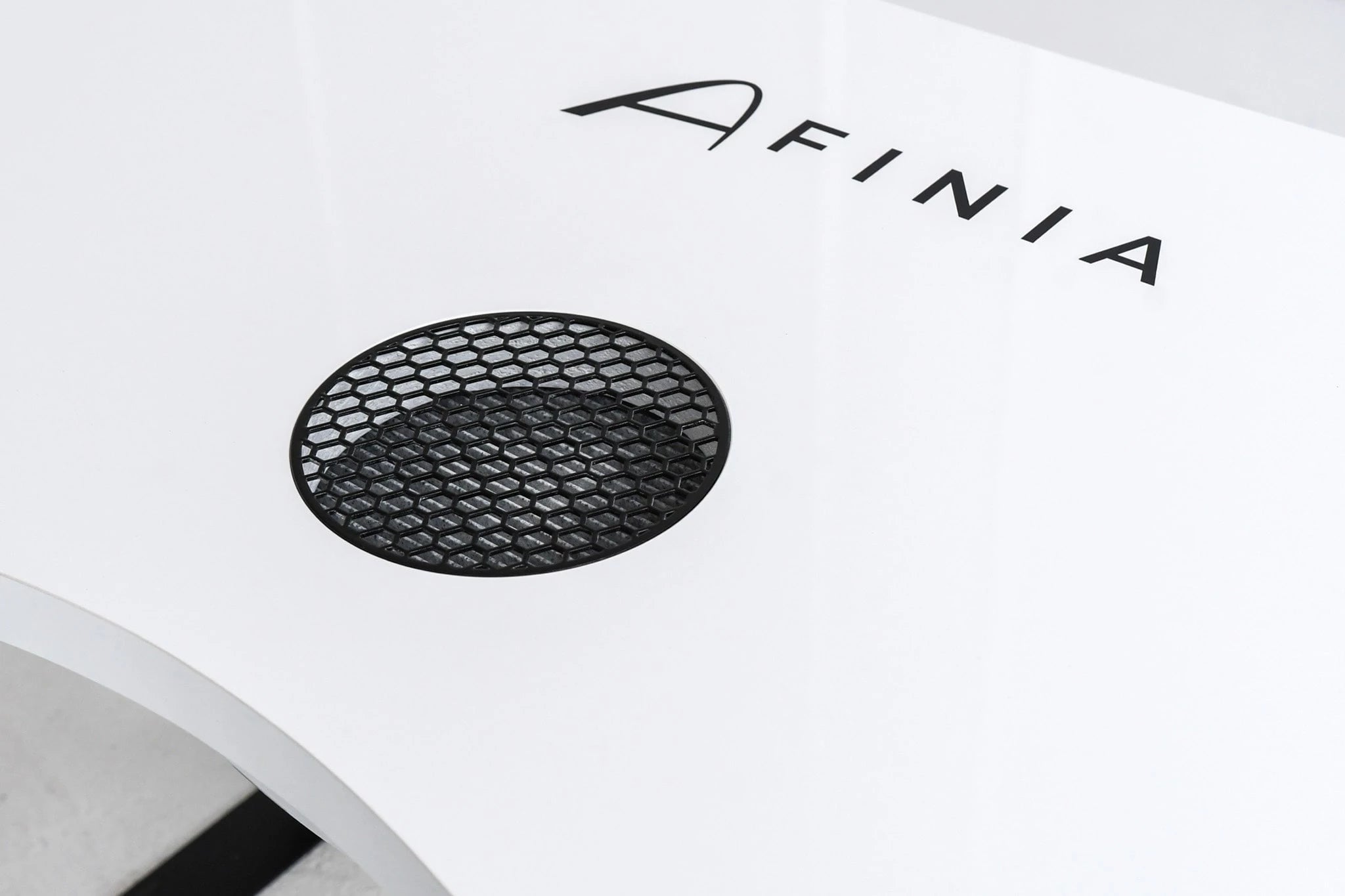 Afinia Maniküürilaud Art Deco W Must sisseehitatud tolmuimejaga NDC 2000