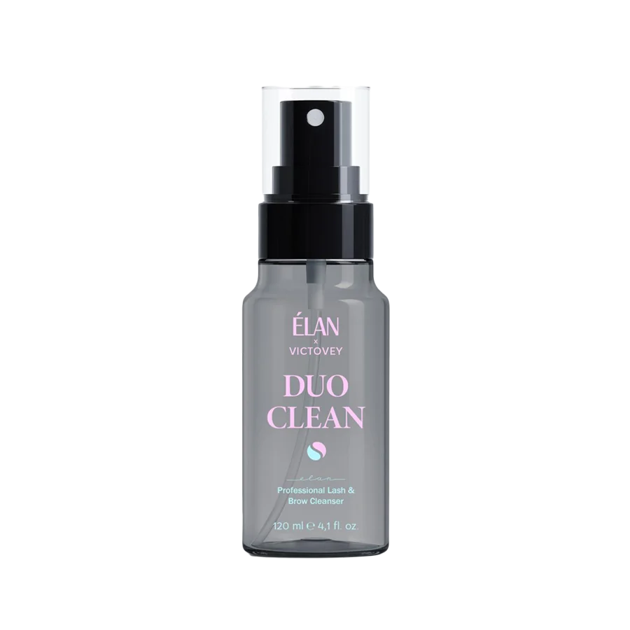 ELAN DuoClean – professionaalne toode kulmude ja ripsmete puhastamiseks, 120 ml