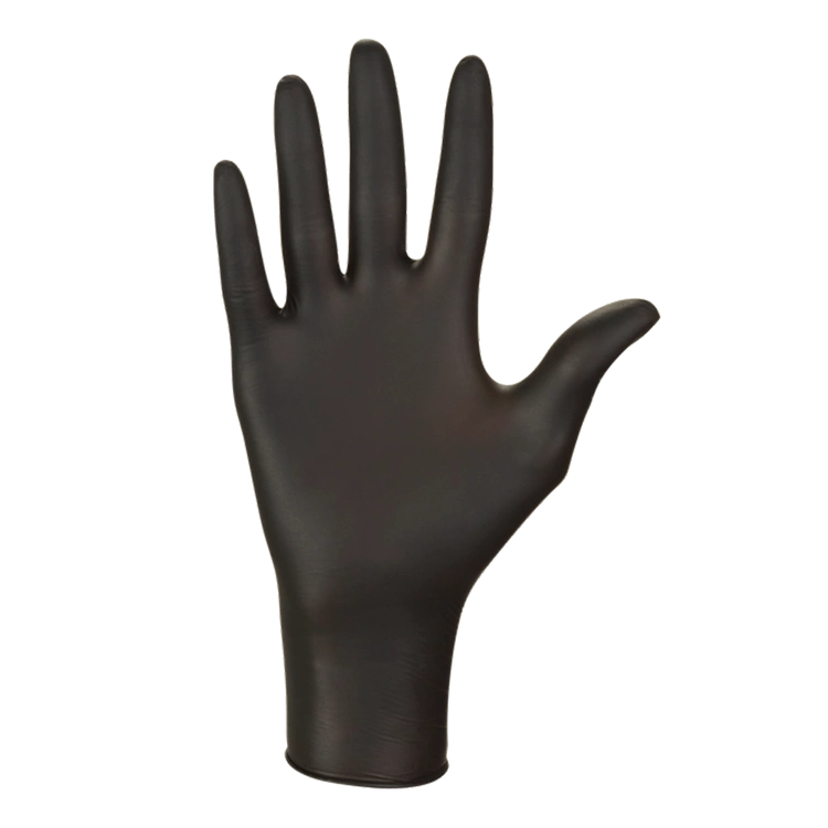 Nitrylex PF Ühekordsed nitrilikindad, ilma talkita L Must, 100 tk (Poola)