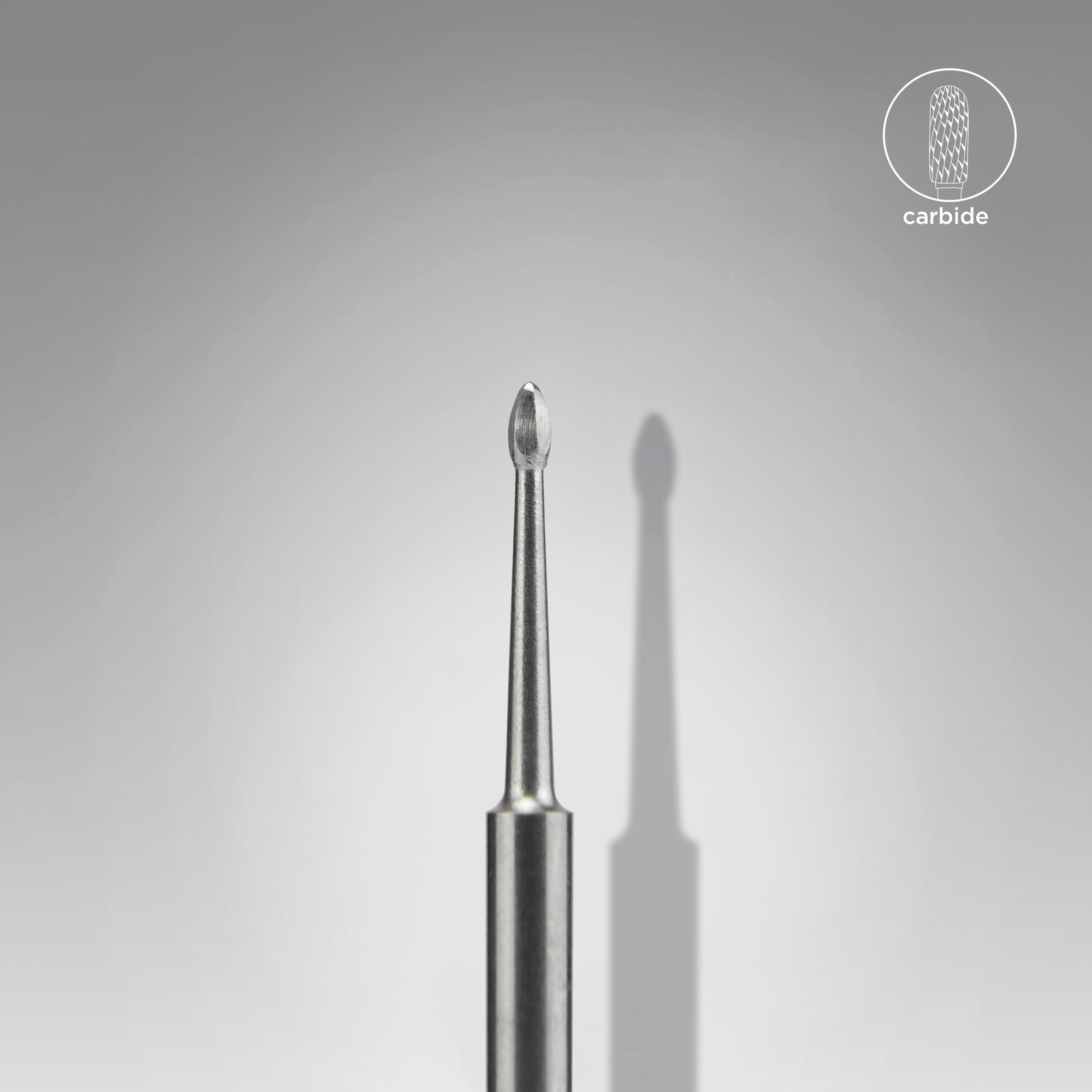 STALEKS Volframkarbiidist frees Nail Cleaner MINI, diameeter 1,2 mm / tööosa 2,5 mm [FT12/012/2,5]