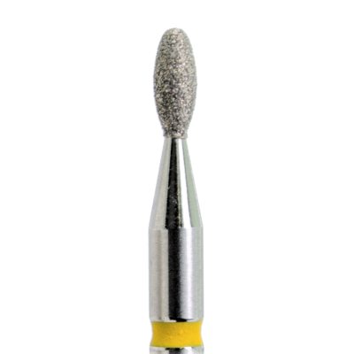 KMIZ Diamond Burr Ellipse Yellow 018 [118051]