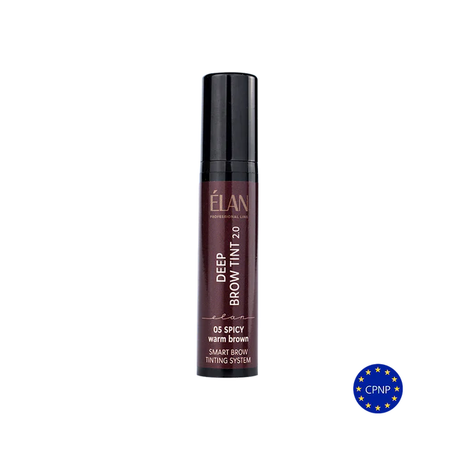 Elan kauakestev kulmutoon «DEEP BROW TINT» 2.0, 05 SPICY soe pruun 10 ml (pumbaga)