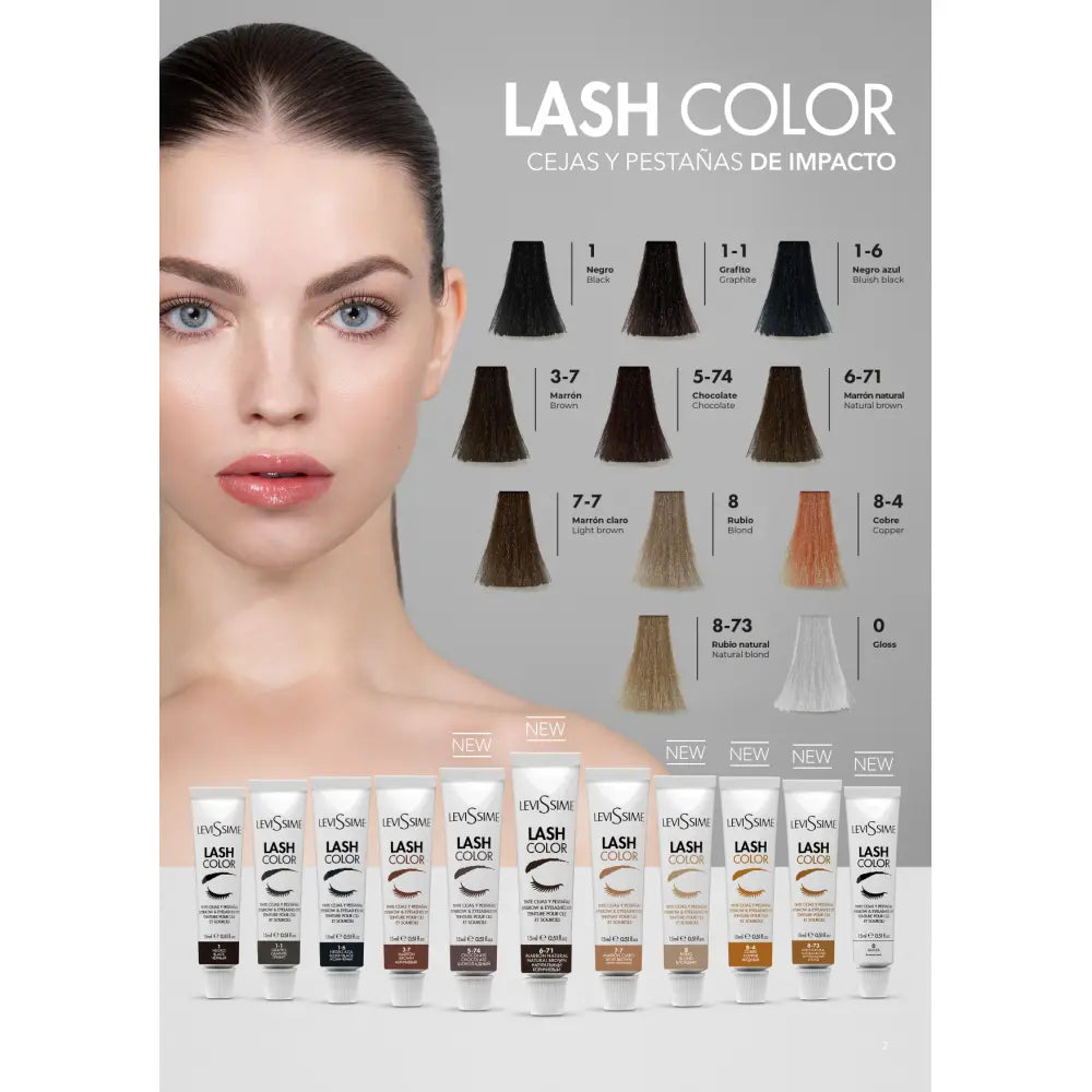 Levissime Kulmude ja ripsmete värv NATURAL BLOND, 15ml [5510]
