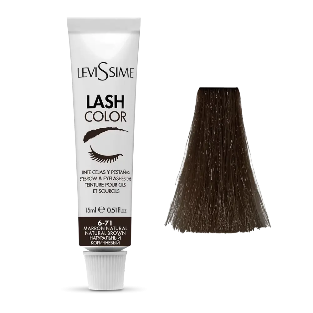 Levissime Kulmude ja ripsmete värv NATURAL BROWN, 15ml [5506]