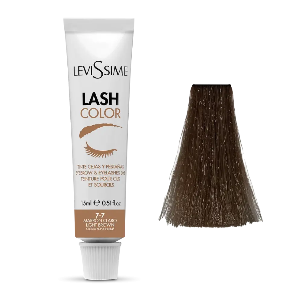 Levissime kulmude ja ripsmete värv HELEPRUUN, 15ml [5507]