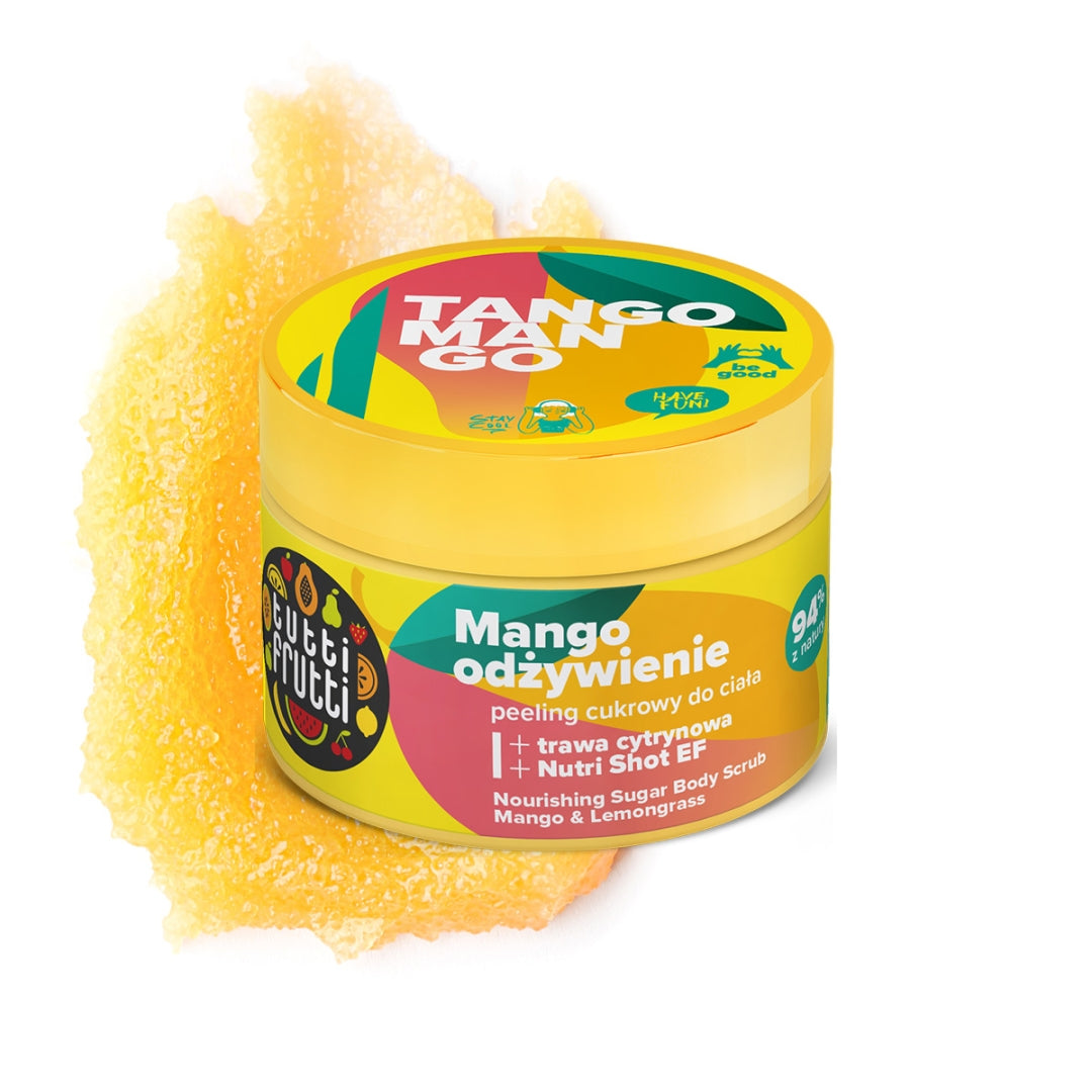 Farmona TUTTI FRUTTI Toitev suhkrukeha koorija Mango ja sidrunhein 300g