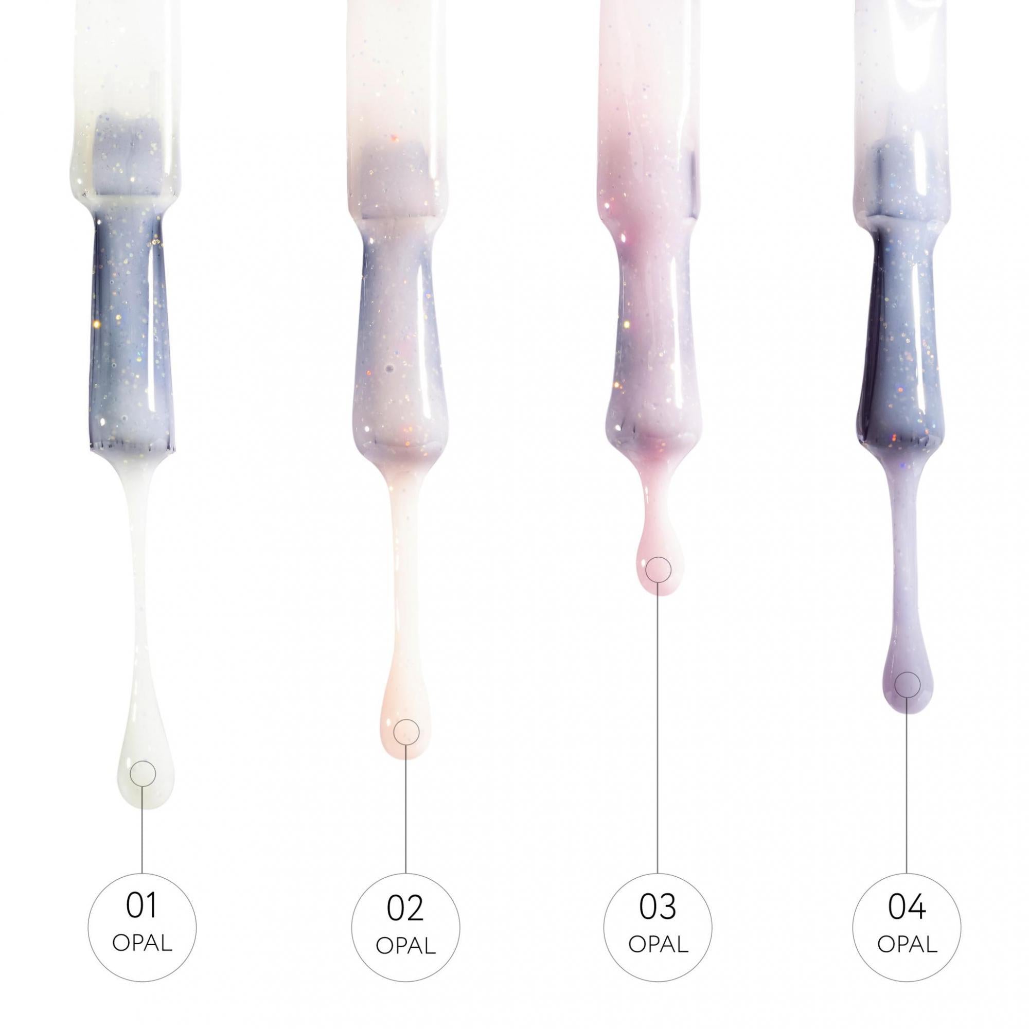 KODI Color Rubber Base Gel, Opal 04 7 ml