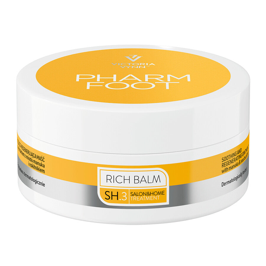 PHARM FOOT kreem jalgade, käte ja keha hoolduseks manuka mee ja rikkaliku koostisega, RICH BALM, 75ml