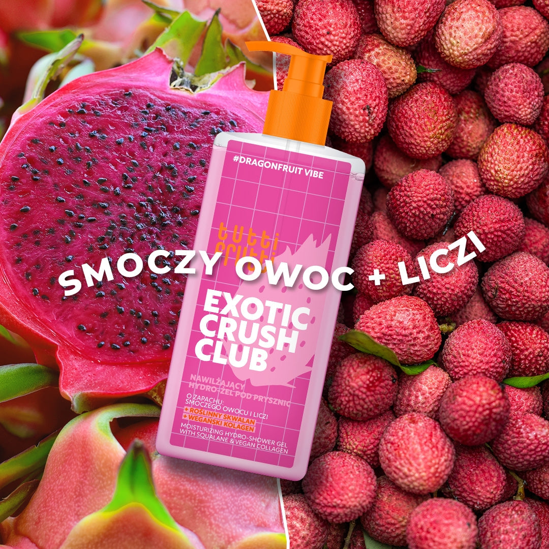 Farmona TUTTI FRUTTI DragonfruitVibe mitrinošs hydro dušas gēls ar skvalānu un vegānisko kolagēnu 400ml