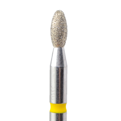 KMIZ Diamond Burr Ellipse Yellow 023 [118069]